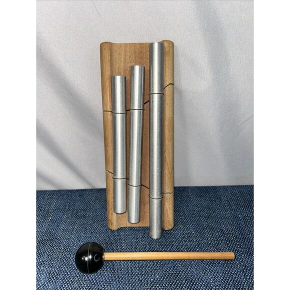 Woodstock Chimes Zenergy 3 Trio Chime Set with Mallet JW Stannard - Picture 2 of 5